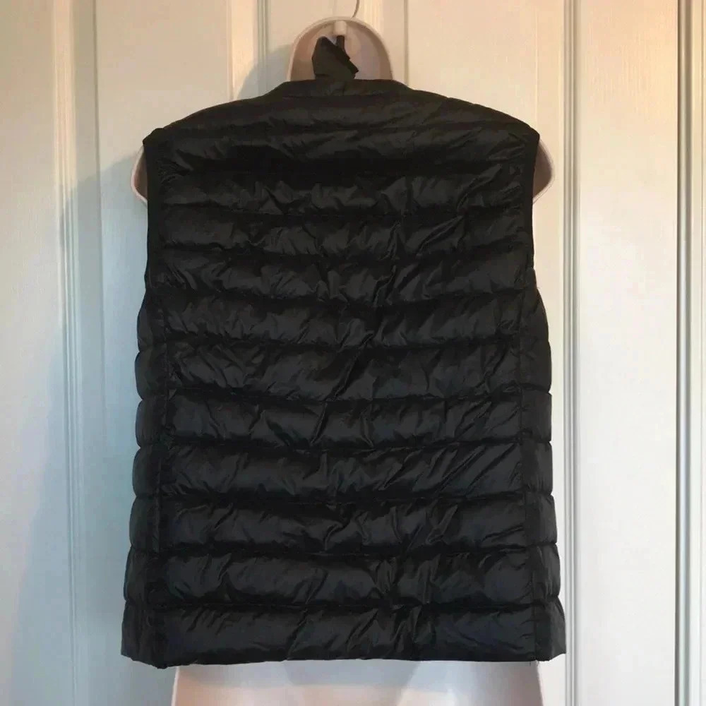 Lightweight Packable Black Vest - image 3